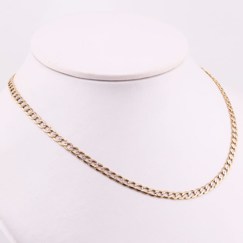 Cadena Eslabon Diam. 14k 7.5g 55cm