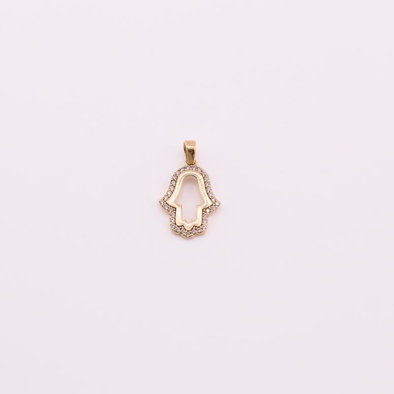 Dije Mano De Fatima C/p 14k 1.1g