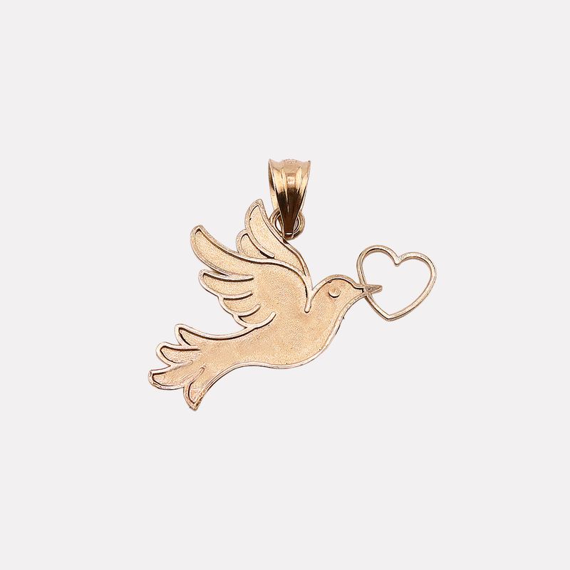 Dije Paloma Corazon 14k 1.3g