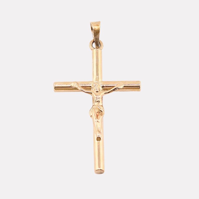Dije Cruz Cristo 14k 2.2g