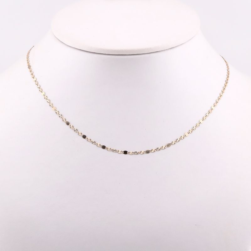 Cadena Gucci Mixta 14k 2.7g 50cm