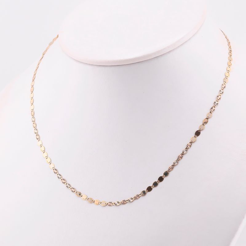 Cadena Gucci Mixta 14k 2.5g 45cm