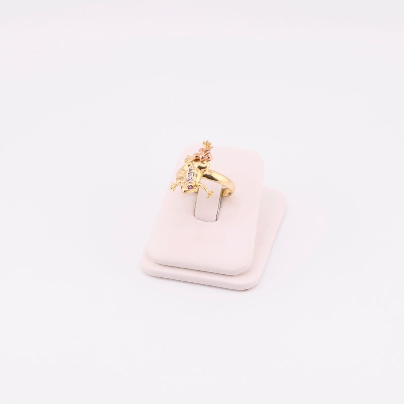 Anillo Rna C/moño 14k 4.3g #7.5