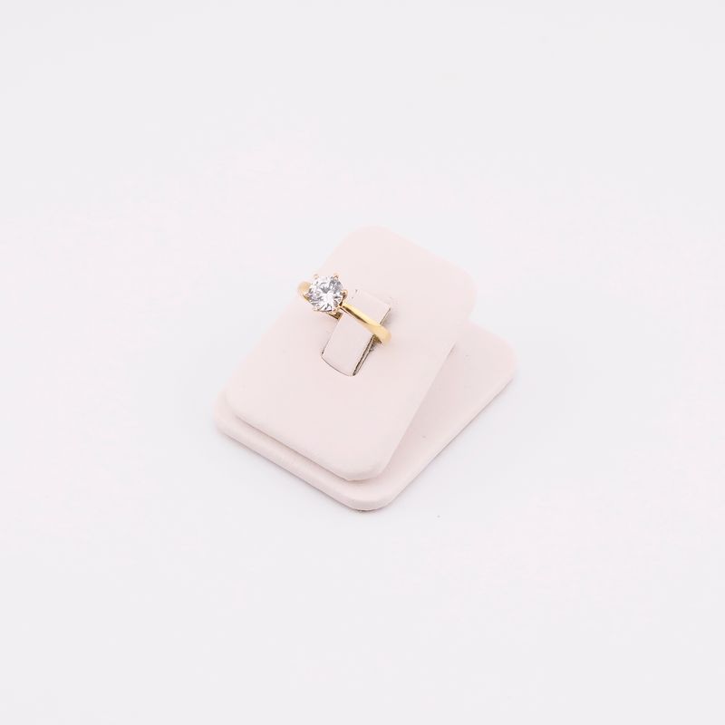 Anillo Compromiso 10k 1.7g #6.5