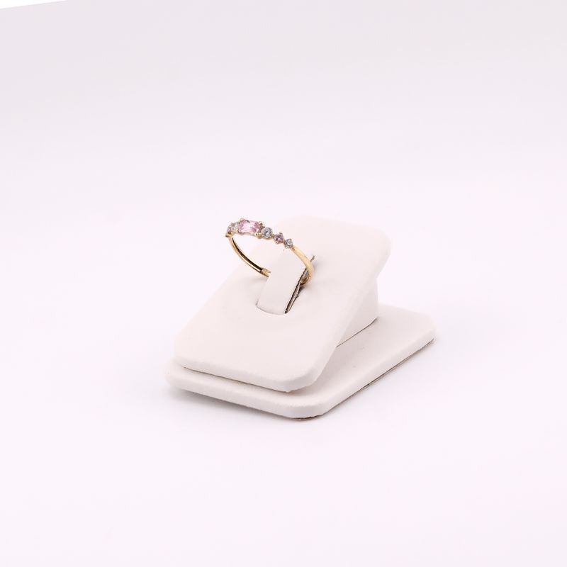 Anillo C/p Rosa 10k 0.9g #7.5