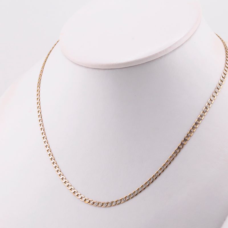 Cadena Eslabon Diam. 14k 6.8g 55cm