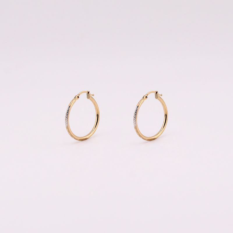 Arracadas Relim. Diam. 14k 1.8g