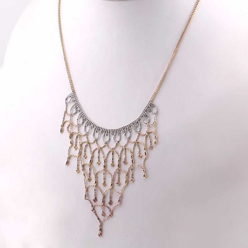 Gargantilla Puntos 3 Tns. 14k 9.3g