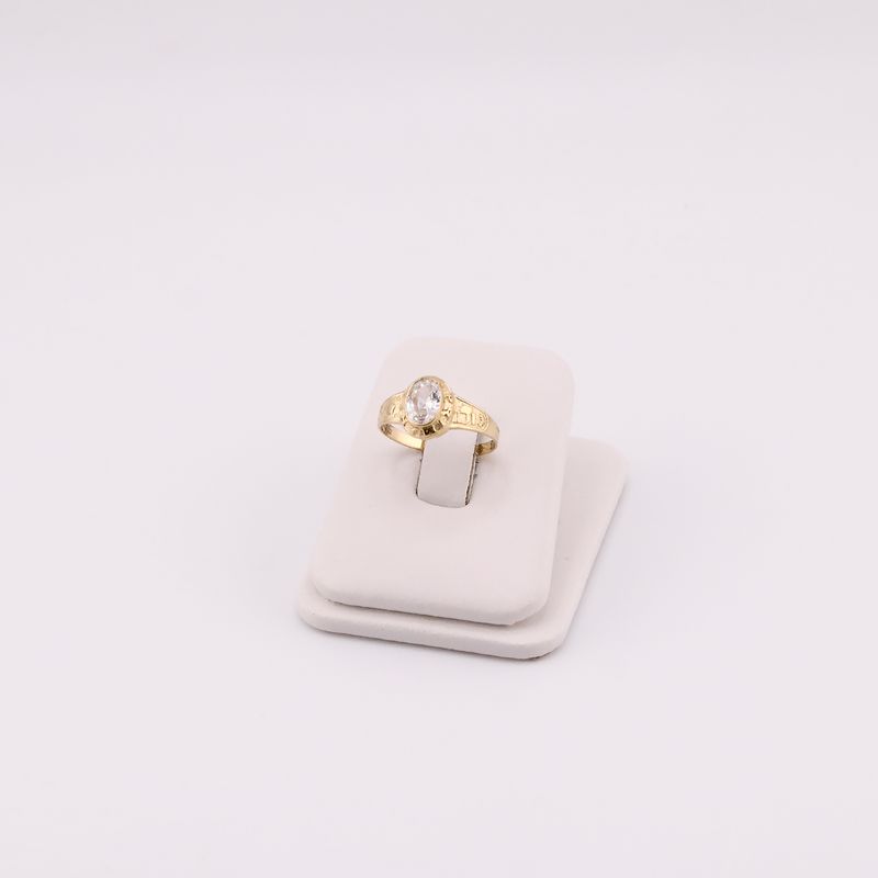 Anillo C/p Ovalo 10k 1.6g #5.5