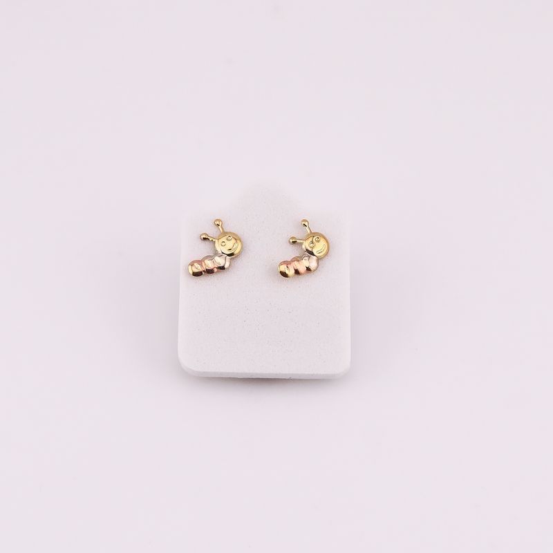 Broqueles Gusano 3 Colores 10k 0.2g