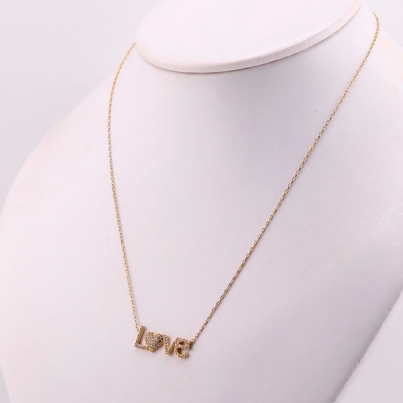 Gargantilla Love C/p 14k 2.78g