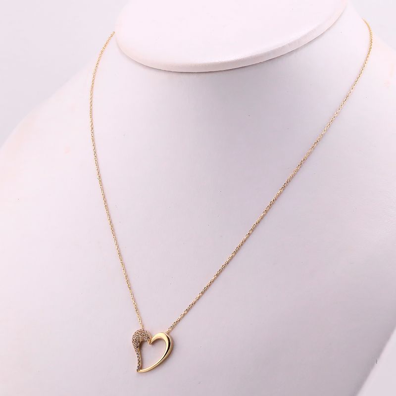 Gargantilla Corazon C/p 14k 2.5g