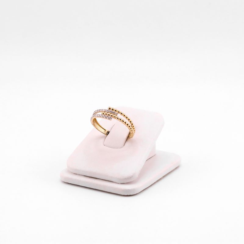 Anillo Borlas C/p Bcas  14k 1.7g #8