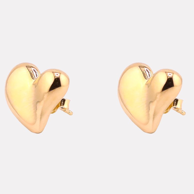 Aretes Corazon 14k 2.3g