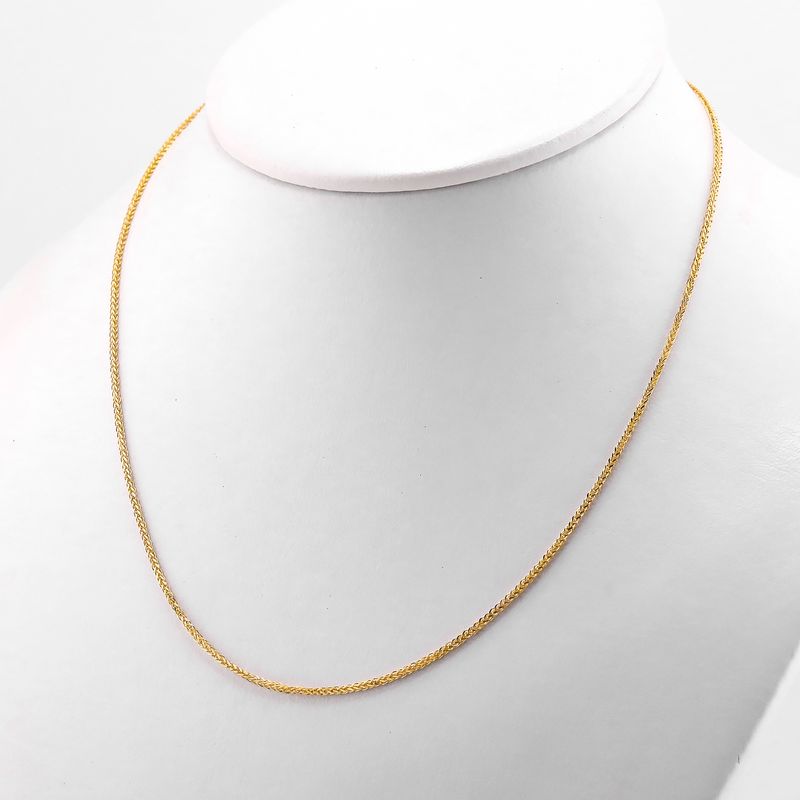 Cadena Espiga 14k  1.9g 55cm