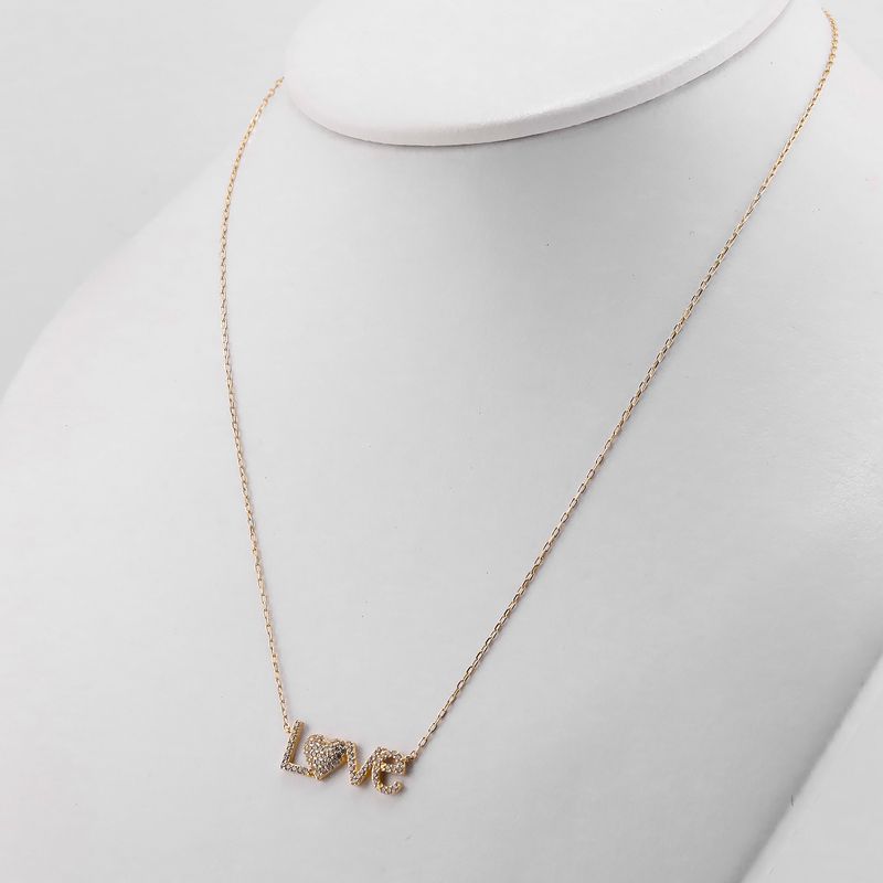 Gargantilla Love C/p 14k 2.78g