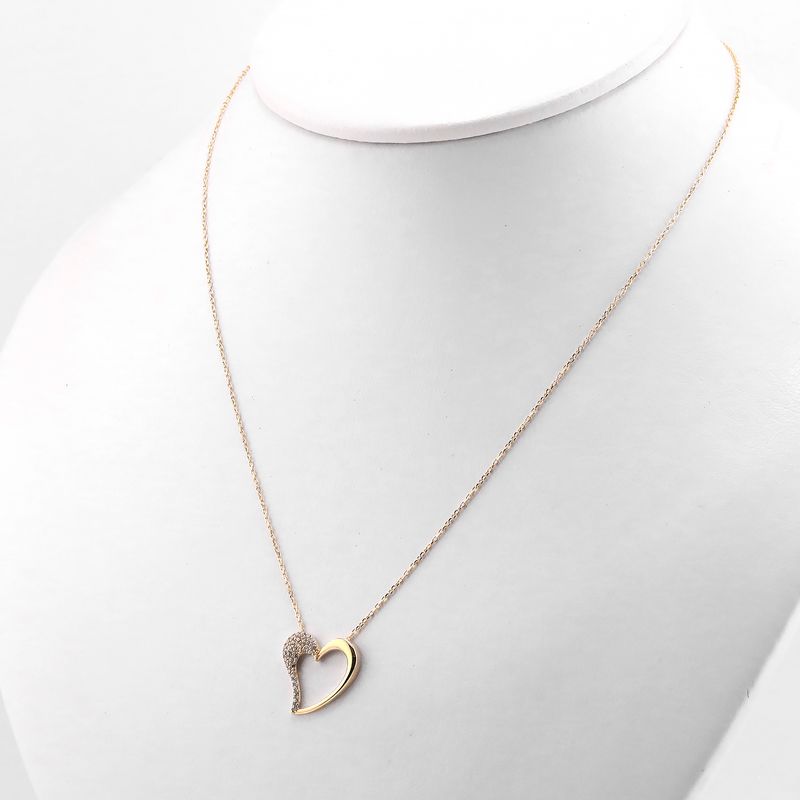 Gargantilla Corazon C/p 14k 2.5g