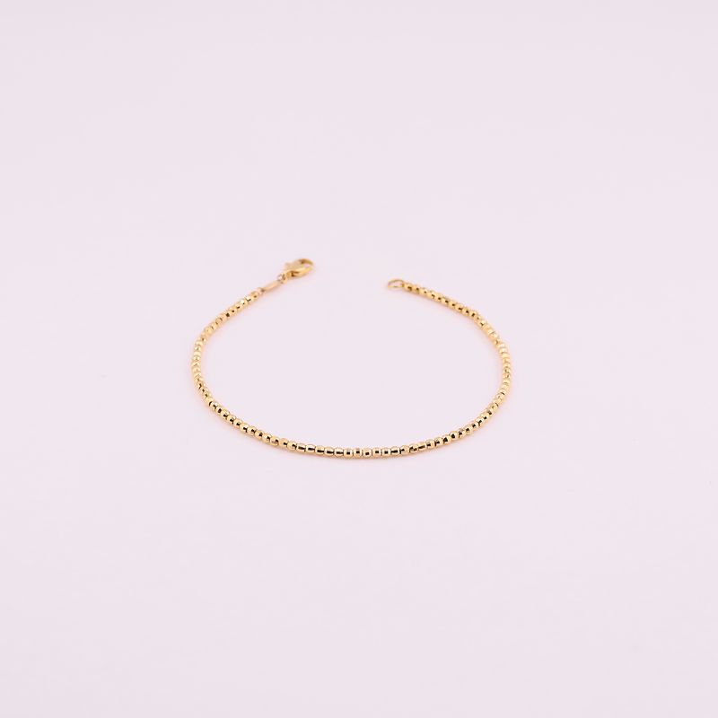 Pulsera Borlas Ama. 14k 2.8g 18cm