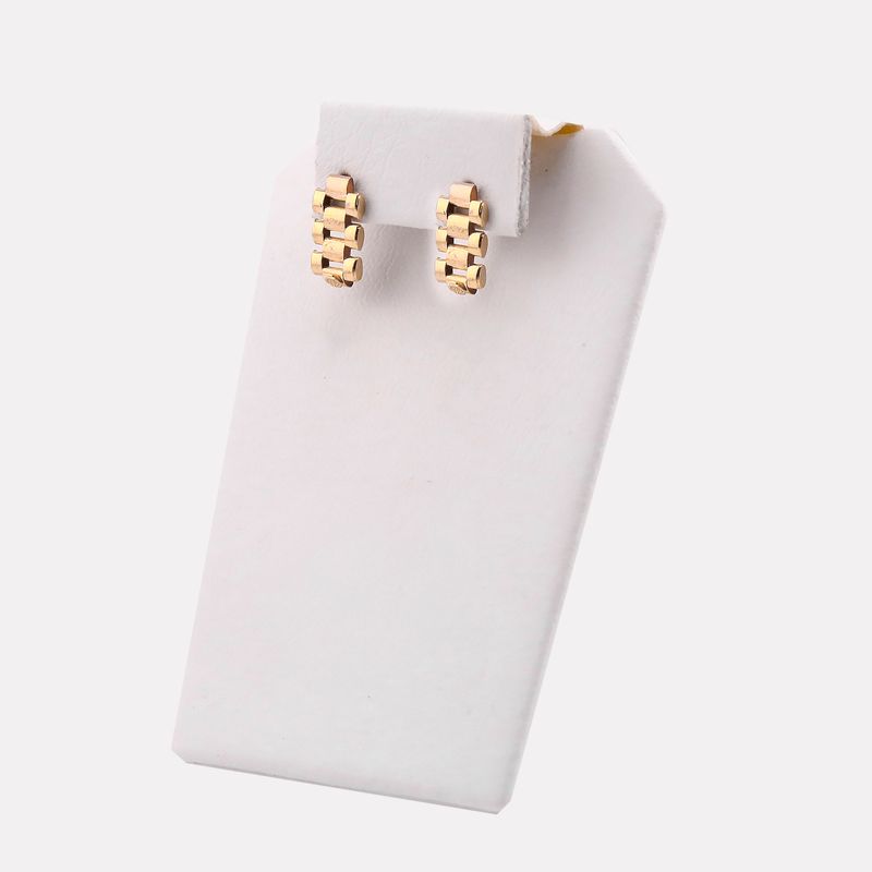 Aretes Tipo Rolex 14k 1.5g