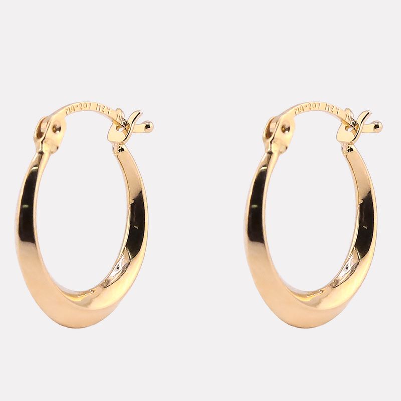 Arracadas Canasta  14k 1.6g