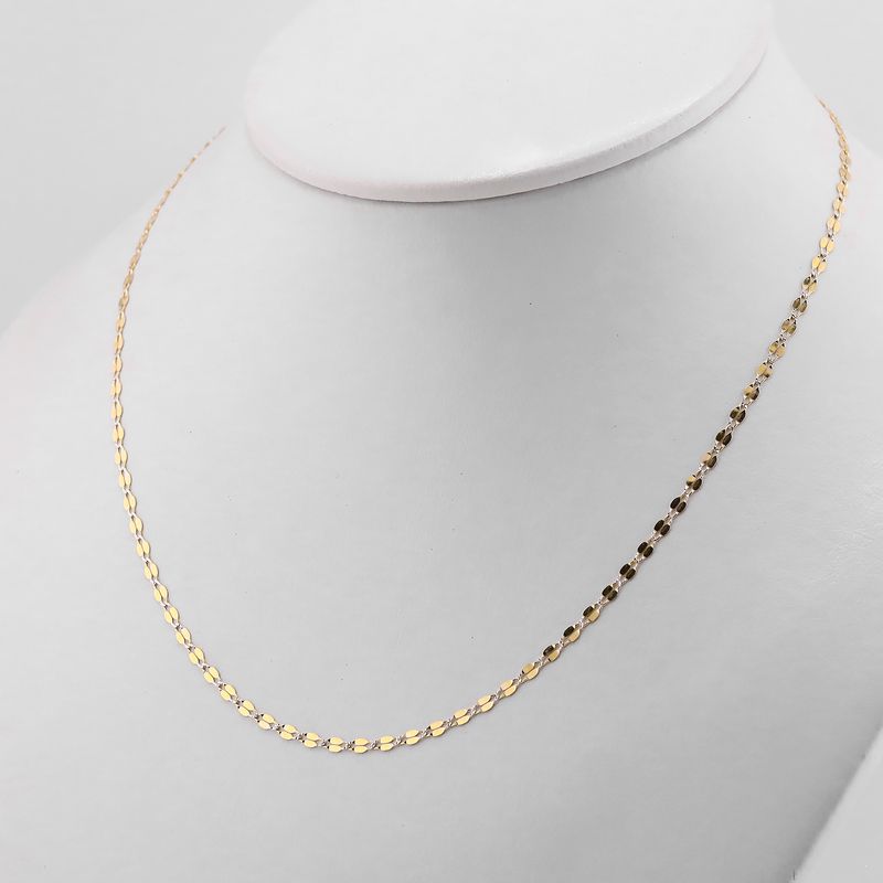 Cadena Mixta 14k 1.8g 54.5 Cm