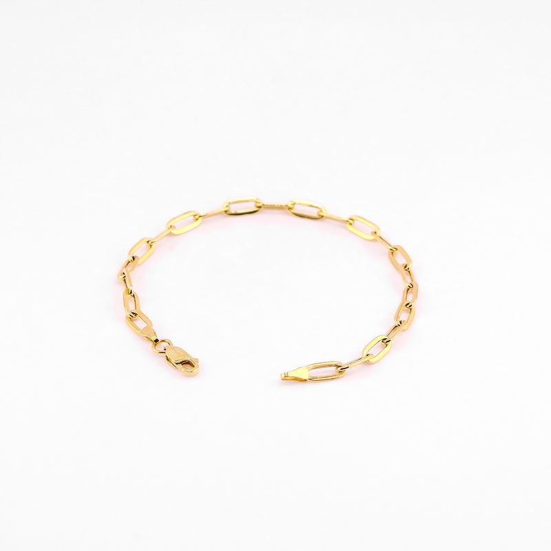 Pulso Eslabon Inv. 14k 2.3g 18cm