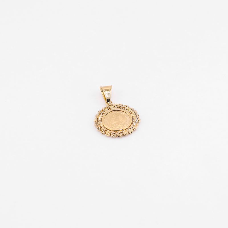Dije Imit. Moneda 14k 2g
