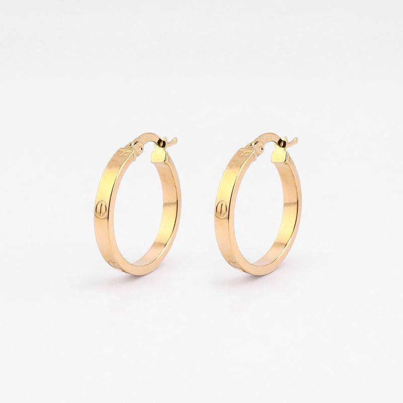 Arrracadas Tipo Cartier 14k 1.9g