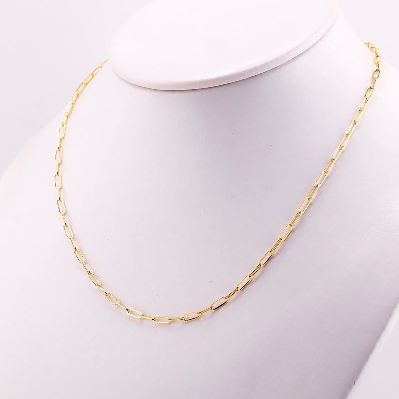 Cadena Eslabon Inv. 14k 2.3g 50cm