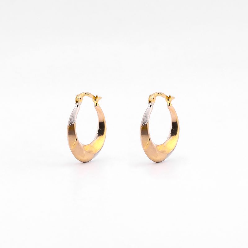 Arracadas Canasta Tns. 14k 1.9g