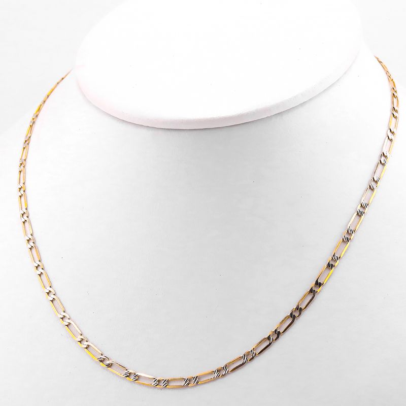 Cadena Eslabon 1x1 Diam. 14k 6.4g 55cm