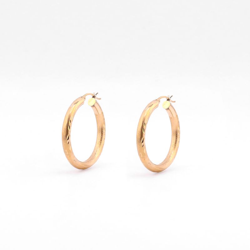 Arracadas Arenadas 14k 4g