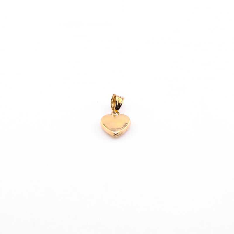 Dije Corazon Facetado 14k 0.5g