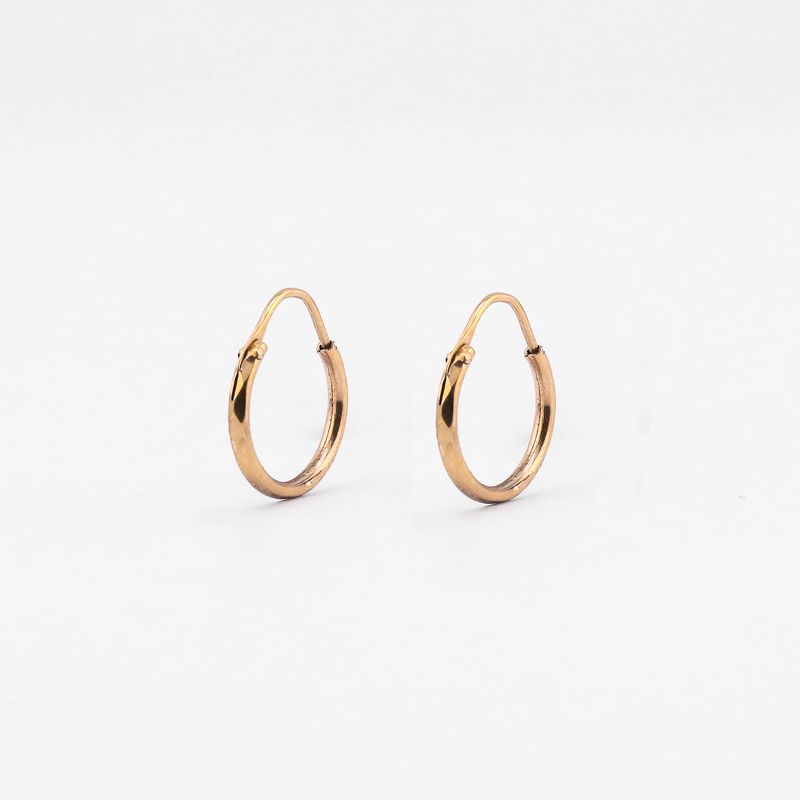 Arracadas Facetadas 10k 0.6g