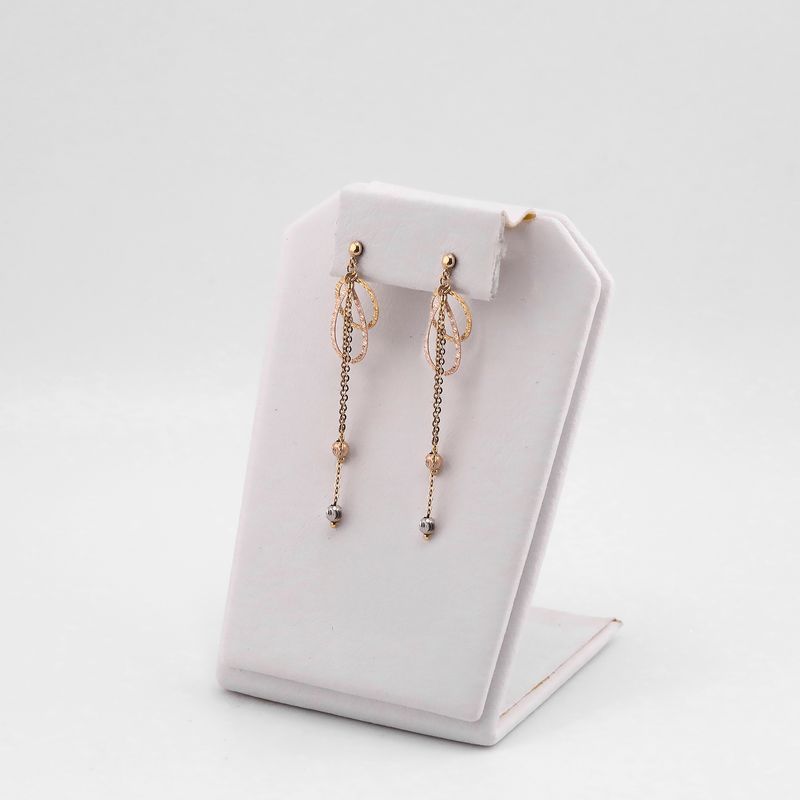 Aretes Colg. Relim. 14k 1.6g