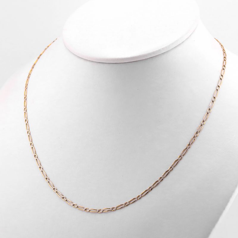 Cadena Eslabon Diam. 1x1 14k 3.7g 50cm