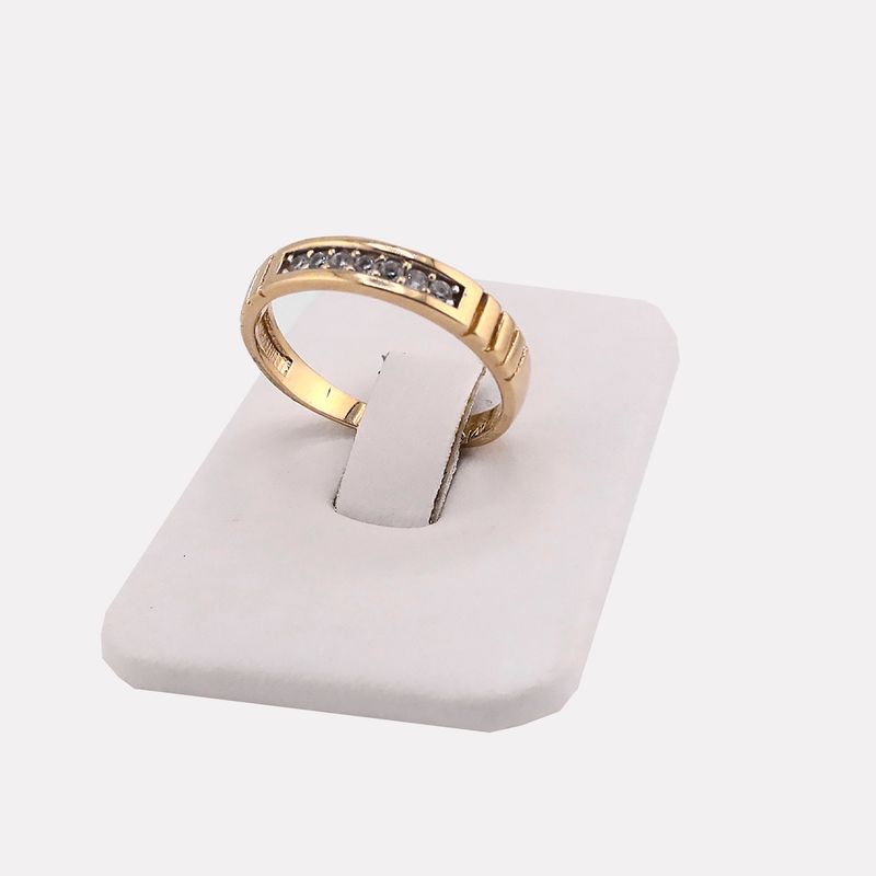 Anillo C/p Bca. 14k 2.8g #8.5