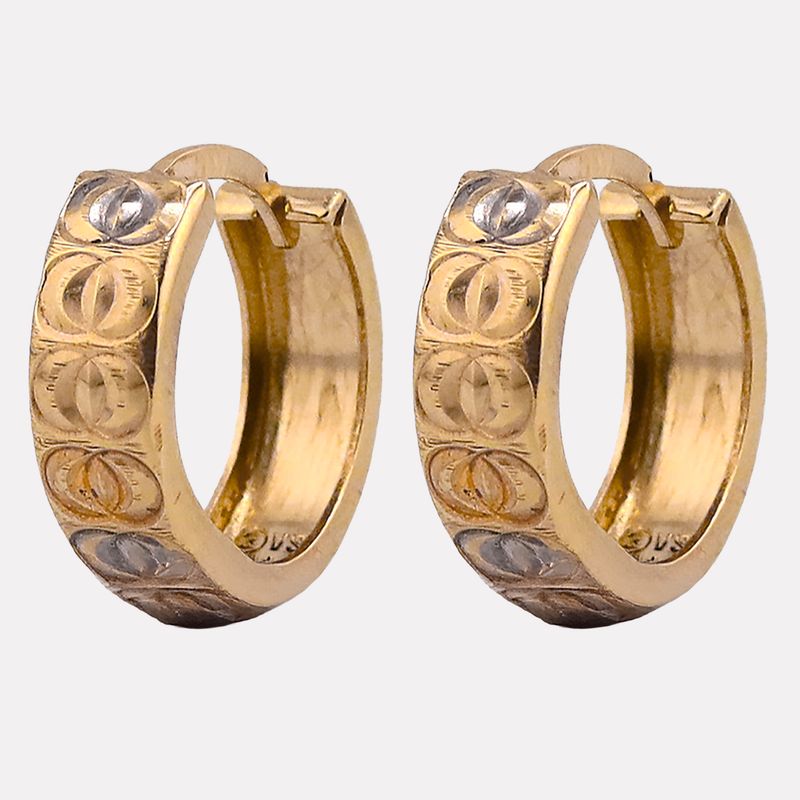 Aretes Huggies Tns. 14k 2.4g