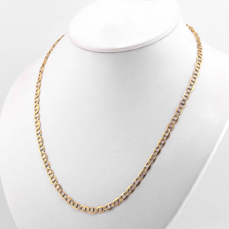 Cadena Escalera Relim. 14k 13.5g 50cm