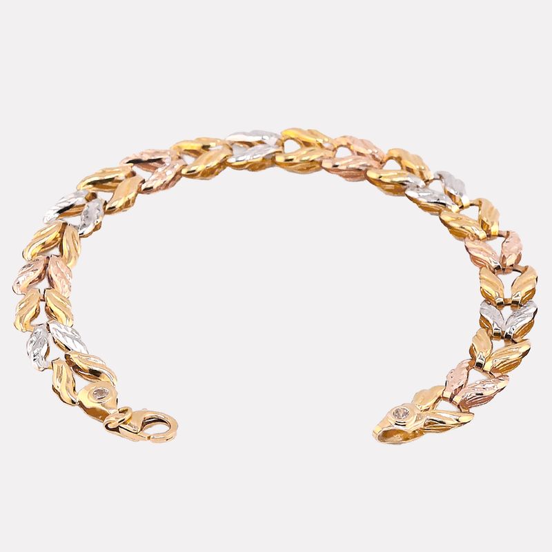 Pulsera Tns. 14k 6g 18cm
