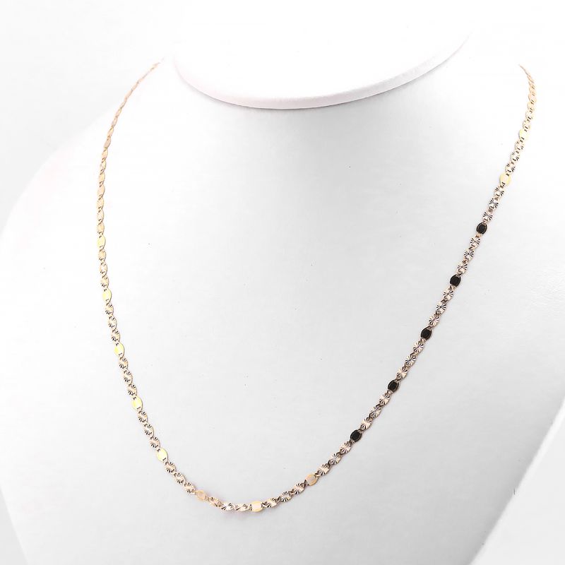 Cadena Gucci Mixta 14k 2.9g 50cm