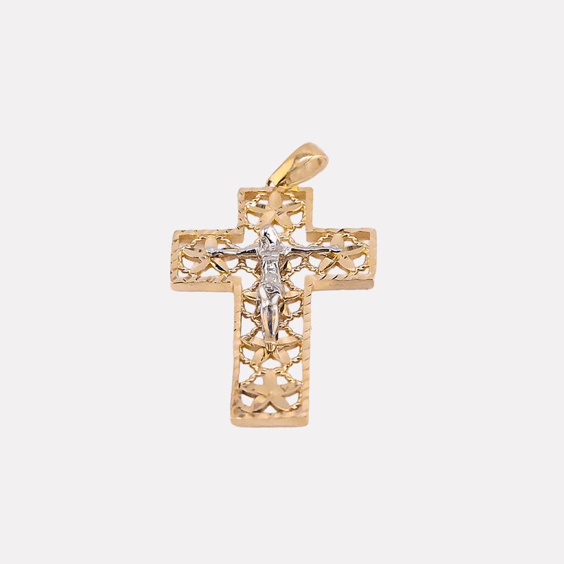 Dije Cruz Cristo 14k 2.7g