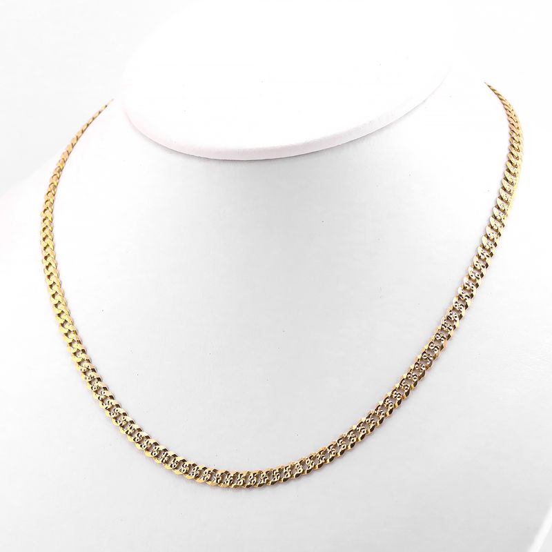 Cadena Eslabon Relim. 14k 14.5g 50cm