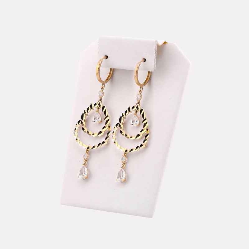 Aretes Colg. C/p 14k 4.4g