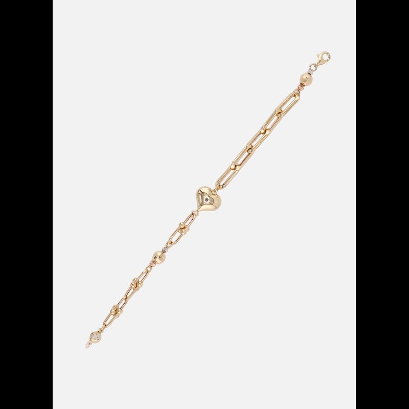 Pulsera Corzn Clip-borlas 14k 5.7g 19cm