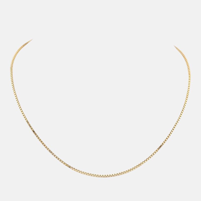 Cadena Cubo 14k 3.2g 45cm