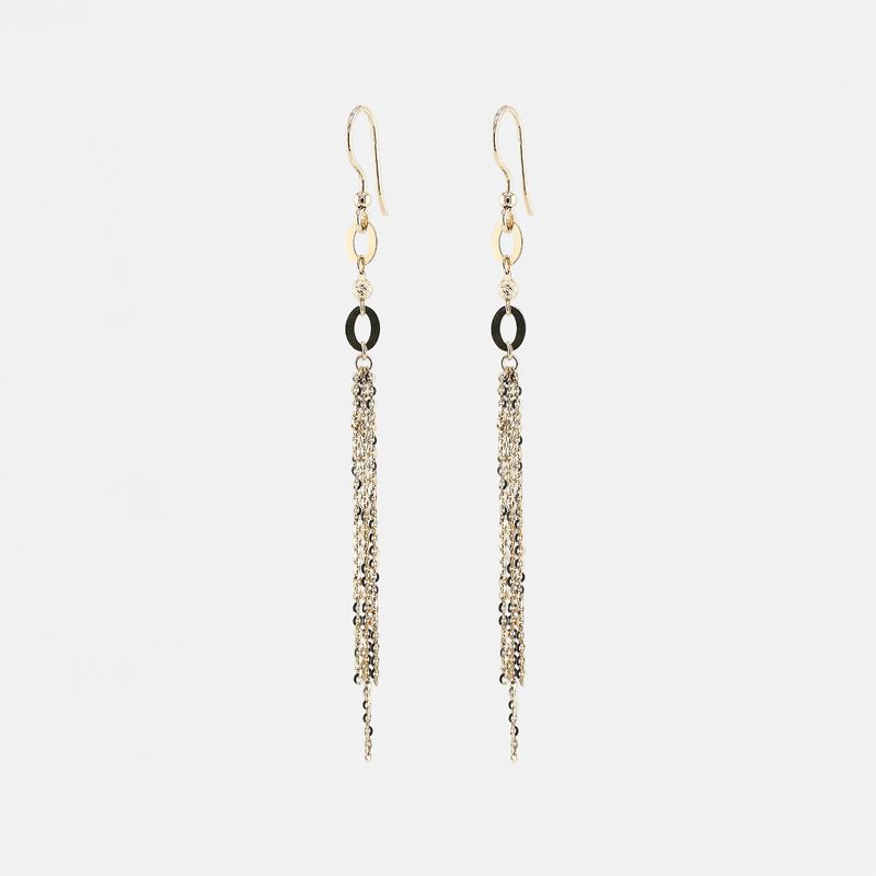 Aretes Circ. Gancho Largos 14k 2.7g