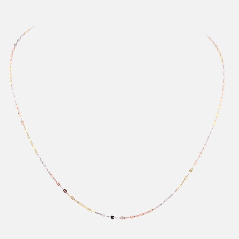 Cadena Granito De Café Tnos 10k 1g