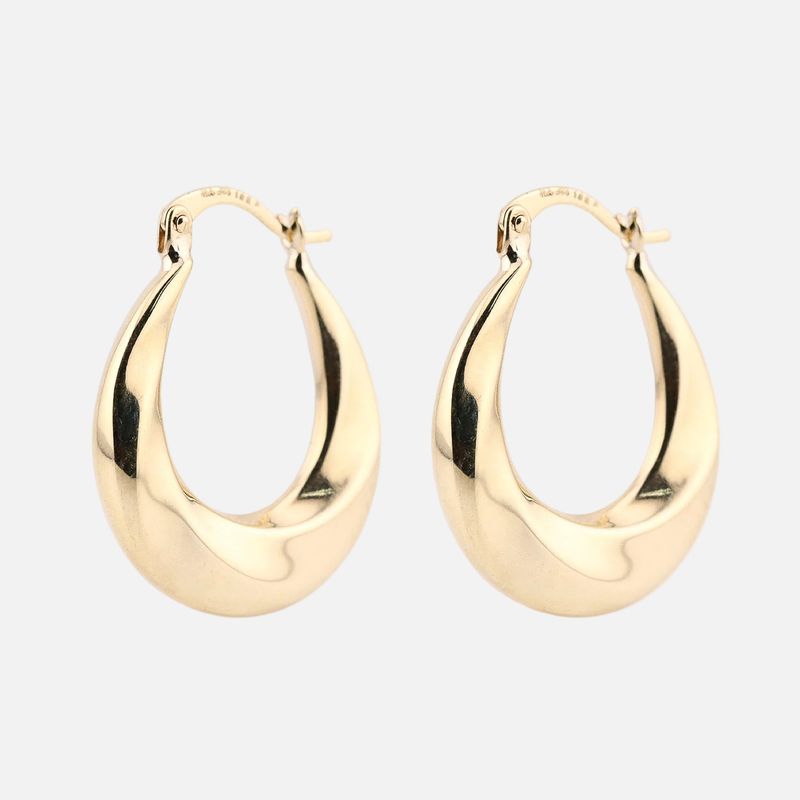 Arracadas Canasta Torcidas 10k 2g