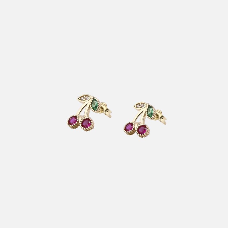 Aretes Cherry 10k 1.5g